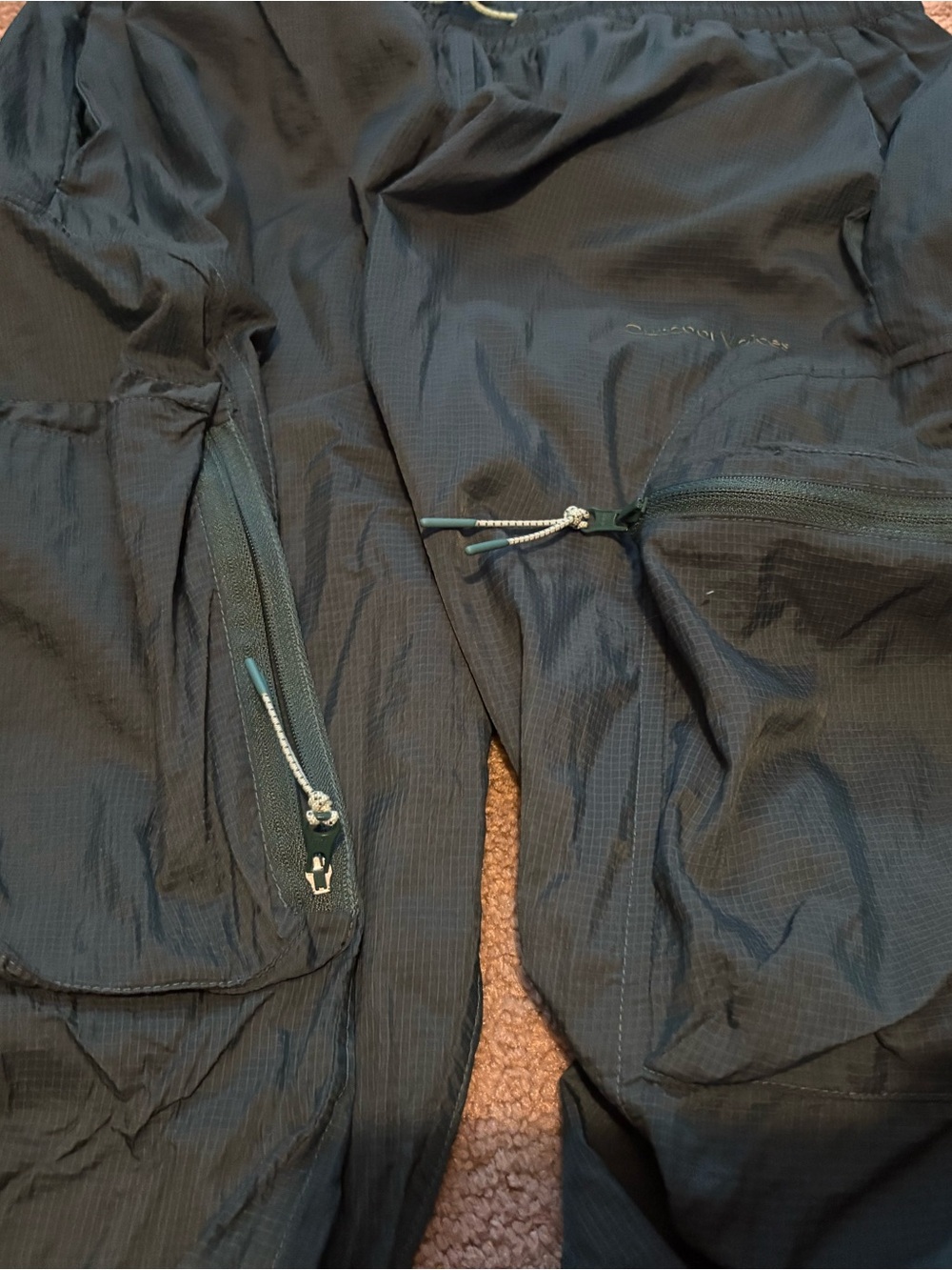 Outdoor Voices Teal Ripstop Elastic Waist Pants - Picture 5 of 6